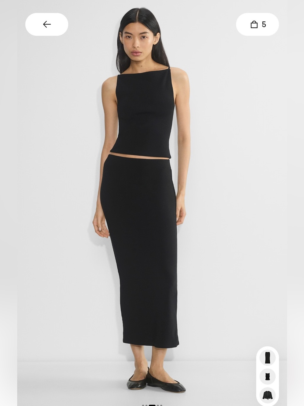 Babaton Black Formulate skirt